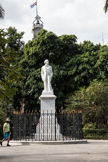 Statue of Carlos Manuel de Céspedes, Havana, Cuba